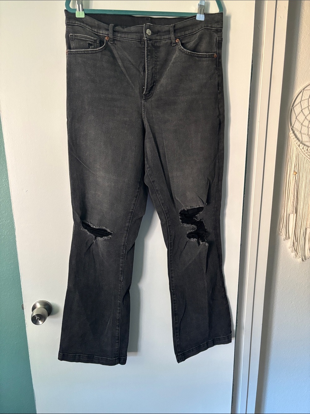 Express 90’s Boot High rise Distressed Women's Jeans